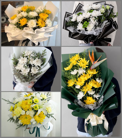 山西运城临猗县三管镇白事花束代送